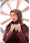 Silk Home Soft Eşarp 73074-19 Kahverengi, Lila, Su Yeşili