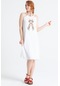 Kolsuz Şile Bezi Nalan Nakışlı Kısa Elbise Beyaz Byz-beyaz