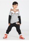 Tilki Baggy Erkek Çocuk Pantolon + T-shirt Takım-gri - Siyah
