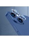Noktaks - İphone Uyumlu İphone 13 - Kamera Lens Koruyucu Cl-07 - Mavi