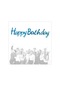 Happy Birthday Simli Folyo Karton Banner, 2 Mt - Mavi 0  -  99