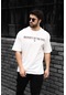 Weyeze Hidden Baskılı Oversize T-shirt Ac-y36009lns- Beyaz