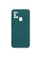 Noktaks - Samsung Galaxy Uyumlu A21s - Kılıf İçi Kadife Koruyucu Mara Lansman Kapak - Koyu Yeşil