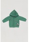 Fullamoda Baskılı Kapüşonlu Erkek Çocuk Sweatshirt- Yeşil 24KCCK1749199256-Yeşil