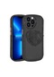 Kilifone - İphone Uyumlu İphone 13 Pro Max - Kılıf Kamera Korumalı Pop Soketli Ofro Kapak - Siyah