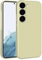 Kilifone - Samsung Uyumlu Galaxy S23 Plus - Kılıf Mat Renkli Esnek Premier Silikon Kapak - Gold