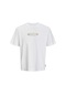 Jcopacer Brandıng Prınt Tee Ss Crew Neck Bright Wht Bright Wht