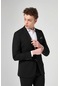 Tween Slim Fit Siyah Düz Yünlü Bi Stretch Takim Elbise 2tff5uk00500m