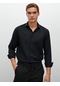 Koton Basic Gömlek Uzun Kollu Klasik Yaka Düğmeli Non Iron Siyah 4wam60065hw 4WAM60065HW999