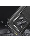 Noktaks - Huawei Uyumlu Huawei Honor Magic 6 Pro - Kılıf Deri Görünümlü Auto Focus Karbon Niss Silikon Kapak - Siyah