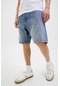 Jack & Jones Erkek Jjıtony Rahat Kesim Jean Şort 12269533 Mavi Mavi