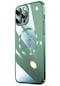 iPhone Uyumlu 14 Pro Kılıf Wireless Şarj Özellikli Sert Pc Lopard Riksos Magsafe Kapak - Koyu Yeşil