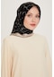 Armine İpek Eşarp 2025 Kış - 9222-81 Sura - Siyah Taş
