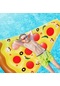 180cm Şişme Havuz Şamandırası Dev Pizza Yüzme Havuzu Yüzen Su Yüzen Sal Yaz Havuzu Göl Plaj İçin Bardak Tutucu İle Yüzme Havuzu Sal Newway Lila