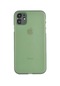 Noktaks - iPhone Uyumlu 12 - Kılıf Mat Ultra İnce Esnek Tpu Tiny Kapak - Yeşil