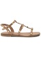 Deery Krem Rengi Troklu Kadın Sandalet - Rd300zkrec01