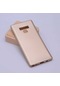 Kilifone - Samsung Uyumlu Galaxy Note 9 - Kılıf Mat Renkli Esnek Premier Silikon Kapak - Gold