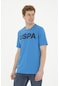 U.s. Polo Assn. Erkek Saks Tişört Basic 50279620-vr045 Saks