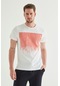 Twn Slim Fit Beyaz Baskılı %100 Pamuk T-shirt 0ec145986042m