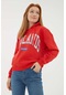 Fashion Friends 23k0036k1 Kadın Sweatshirt 23K0036K1-Kırmızı