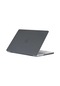 Noktaks - Macbook Uyumlu Pro 14.2 2023 A2779 Msoft Carbon Fiber Tasarımlı Kapak - Siyah