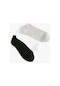 Koton 3'lü Patik Çorap Paketi Gri 4sak80013aa 4SAK80013AA031