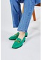 Valmenti Narcisa Kadın Yeşil Hakiki Deri Loafer Ayakkabı 33 2591 Bn Ayk Y23