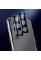 Noktaks - Samsung Galaxy Uyumlu Galaxy S21 Ultra - Kamera Lens Koruyucu Cam Filmi - Siyah