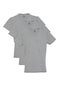 Adam Boxes V Yaka T-shirt N-simplo 3'lü Paket - Açık Gri