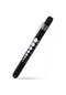 Mini Tıbbi Kalem Işık Taşınabilir Led El Feneri Mini Torch Beyaz Sarı Işık Black Convex Head Yellow Light Black Convex Head