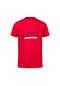 2as Alex Baskılı Erkek Sıfır Yaka T-shirt 016 Kırmızı