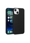 Tecno - İphone Uyumlu İphone 15 - Kılıf Mat Renkli Esnek Premier Silikon Kapak - Siyah