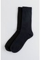 2'li Düz Erkek Çorap-25063 - Erkek