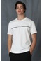Lufian Sıfır Yaka Beyaz Erkek T-Shirt 111020156