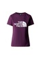 The North Face W S/s Easy Tee Kadın T-shirt-28118-mor Mor