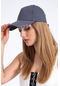 3 Halkalı Piercingli Füme Renk Şapka 0031 - Unisex