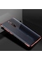 Kilifone - Xiaomi Uyumlu Redmi 8 - Kılıf Dört Köşesi Renkli Arkası Şefaf Lazer Silikon Kapak - Rose Gold