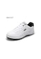 Beyaz Erkek Günlük Spor Ayakkabıları Deri Ayakkabı Açık Hava İlkbahar/sonbahar Rahat Düz Yürüyüş Ayakkabısı