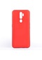 Noktaks - Oppo Uyumlu Oppo A5 2020 - Kılıf Mat Renkli Esnek Premier Silikon Kapak - Kırmızı