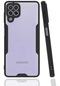 Samsung Galaxy A22 4g Kılıf Parfe Silikon Kapak Kamera Korumalı Kılıf Ultra Ince Buzlu Mat Renkli - Siyah