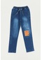 Fullamoda Baskılı Erkek Çocuk Straight Jean- Altın 24MCCK254202381-Mavi