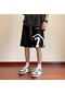 Siyah Yeni Erkek Basketbol Şortuyaz Rahat Pantolon Beş Çeyrek Pantolon Moda Spor Şort Adam Streetweed Erkek Giyim