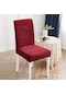 Jms Şarap Kırmızısı Su Geçirmez Sandalyeler Kapak Elastik Jakarlı Kaymaz Kolay Monte Anti-toz Koltuk Örtüsü