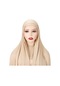 Tek Parça Anında Sarma Başörtüsü Nervürlü Jarse Eşarplar Anında Başörtüsü Moda Color 11 Color 11 Çok Renkli