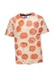 Suntek Moda T-Shirt Erkek Pizza Gıda 3D Baskı Kısa Kollu Spor