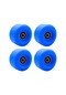 Homyl Inline Skate Wheel Pu Aşınmaya Dayanıklı 58mm 82a Mavi Mavi
