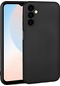 Kilifone - Samsung Uyumlu Galaxy A24 - Kılıf Mat Renkli Esnek Premier Silikon Kapak - Siyah