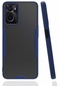 Oppo A96 4g Kılıf Parfe Silikon Kapak Kamera Korumalı Kılıf Ultra Ince Buzlu Mat Renkli - Lacivert