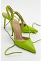 Luvishoes Bonje Yeşil Kadın Topuklu Ayakkabı