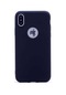Ekılıf - İphone Xs Max 6.5 Uyumlu Kılıf Mat Soft Premier Silikon Kapak - Siyah